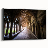 Black and white landscape art painting of Canterbury, New Zealand on framed canvas, suitable for bedroom decor.