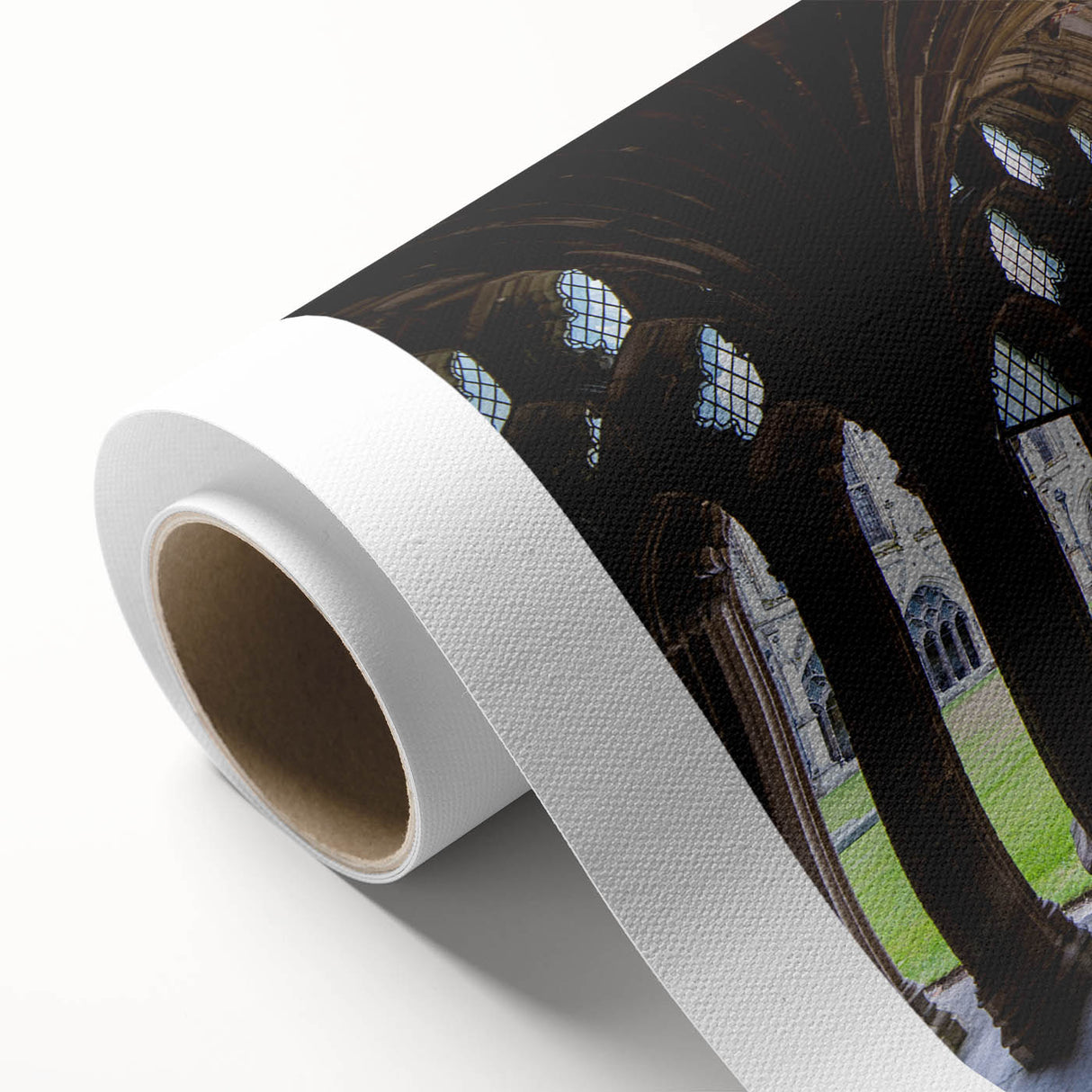 Art deco poster of Canterbury, New Zealand, featuring muted earth tones on rolled canvas, ideal for nursery wall art.