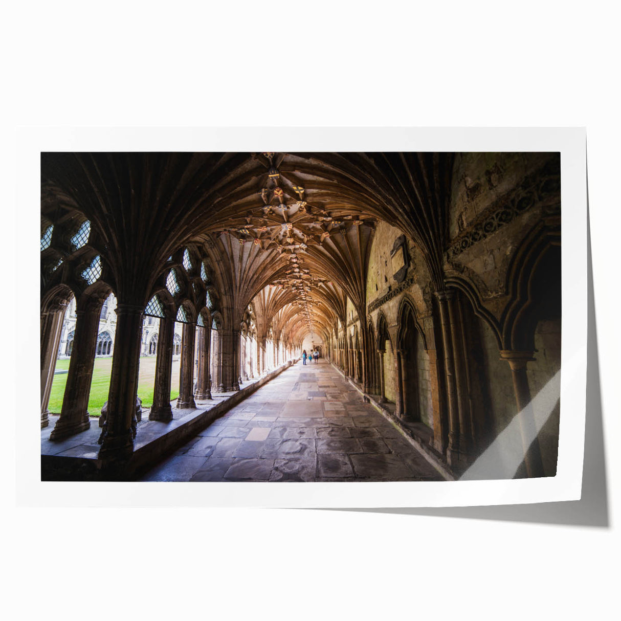 Extra large rolled print of Canterbury, New Zealand with vibrant green floral landscapes, ideal for classy bathroom wall art.