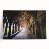 Black and white stretched canvas featuring a serene New Zealand Canterbury landscape.