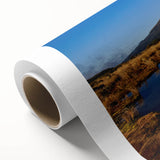 Art deco poster of Taranaki, New Zealand, in pastel shades on rolled canvas, ideal for nursery wall art.