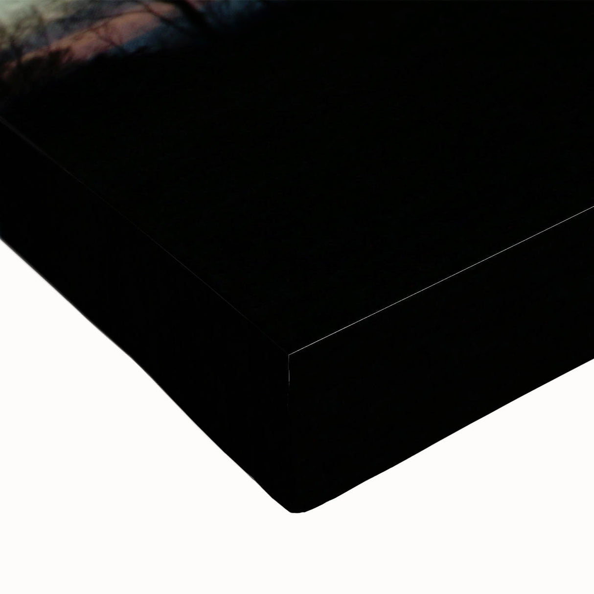 Black and white landscape art painting of Wellington on stretched canvas, ideal for bedroom wall art.