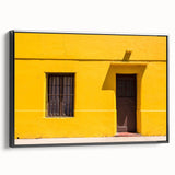 Black and white framed canvas of Santiago, Chile skyline, ideal for bedroom wall decor.