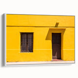 Vintage poster art of Santiago, Chile in vibrant colors on a large framed canvas, suitable for living room decor.