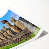 Extra large wall art featuring line art flowers in subtle tones on a rolled print, suitable for large living room decor.