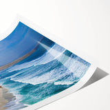 Extra large rolled print of line art flowers, featuring soft pastel colors, ideal for large living room wall art.