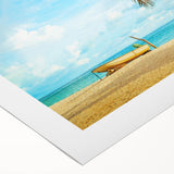 Art deco poster of a Venezuelan landscape in muted earth tones on rolled canvas, suitable for dining room decor.