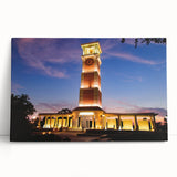 Large black and white landscape art painting of Alabama scenery on stretched canvas, suitable for bedroom wall decor.