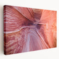 Large stretched canvas depicting the Coyote Buttes in Arizona, featuring earthy red and orange tones.