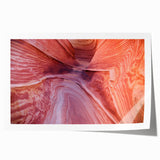 Extra large rolled print of Coyote Buttes in Arizona, featuring earthy red and orange tones.