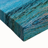 Large art of Lake Powell in black and white tones on stretched canvas, suitable for bedroom wall.