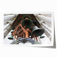 Extra large rolled print of Berkeley, California scenery in muted earth tones, ideal for art wall dining room.