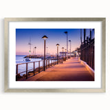 Textured abstract art print of California's Catalina landscape in muted earth tones, framed in silver.