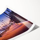 Extra large rolled print of line art flowers in monochrome, ideal for large living room wall art.