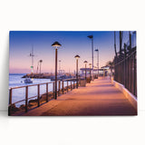 Black and white stretched canvas of Catalina, California landscape, ideal for kitchen wall art.