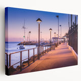 Large stretched canvas featuring a Catalina, California landscape in muted earth tones, ideal for kitchen wall art.