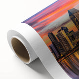 Art deco poster of Coronado, California, in pastel shades, rolled canvas, ideal for nursery wall art.