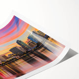 Extra large wall art featuring line art flowers in black on a white background, ideal for large living room wall decor.