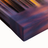 Black and white landscape art painting of Coronado, California on stretched canvas, suitable for bedroom wall decor.