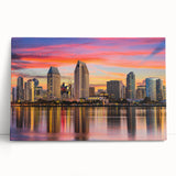 Black and white photo of Coronado, California, on stretched canvas, ideal for kitchen wall art or bedroom decor.