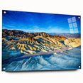 Acrylic print of Death Valley landscape in muted earth tones, suitable for bedroom or dining room decor.