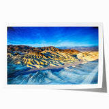 Large rolled print of Death Valley scenery in muted earth tones, suitable for dining room wall art.