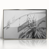 Mid-century modernist art depicting the Hollywood.