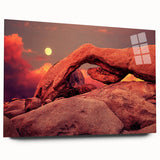 Acrylic print of Joshua Tree with earthy tones, ideal for bedroom or dining room art.