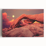 Black and white photo of Joshua Tree on stretched canvas, suited as large kitchen art.