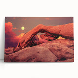 Black and white photo of Joshua Tree on stretched canvas, ideal for kitchen wall art or bedroom ambiance.