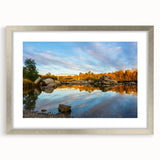Textured abstract art print of Sacramento, featuring muted earth tones on a framed silver mat, ideal for bedroom decor.