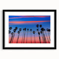 Extra large abstract art print featuring textured, colorful depiction of Santa Barbara, ideal for living room decor.
