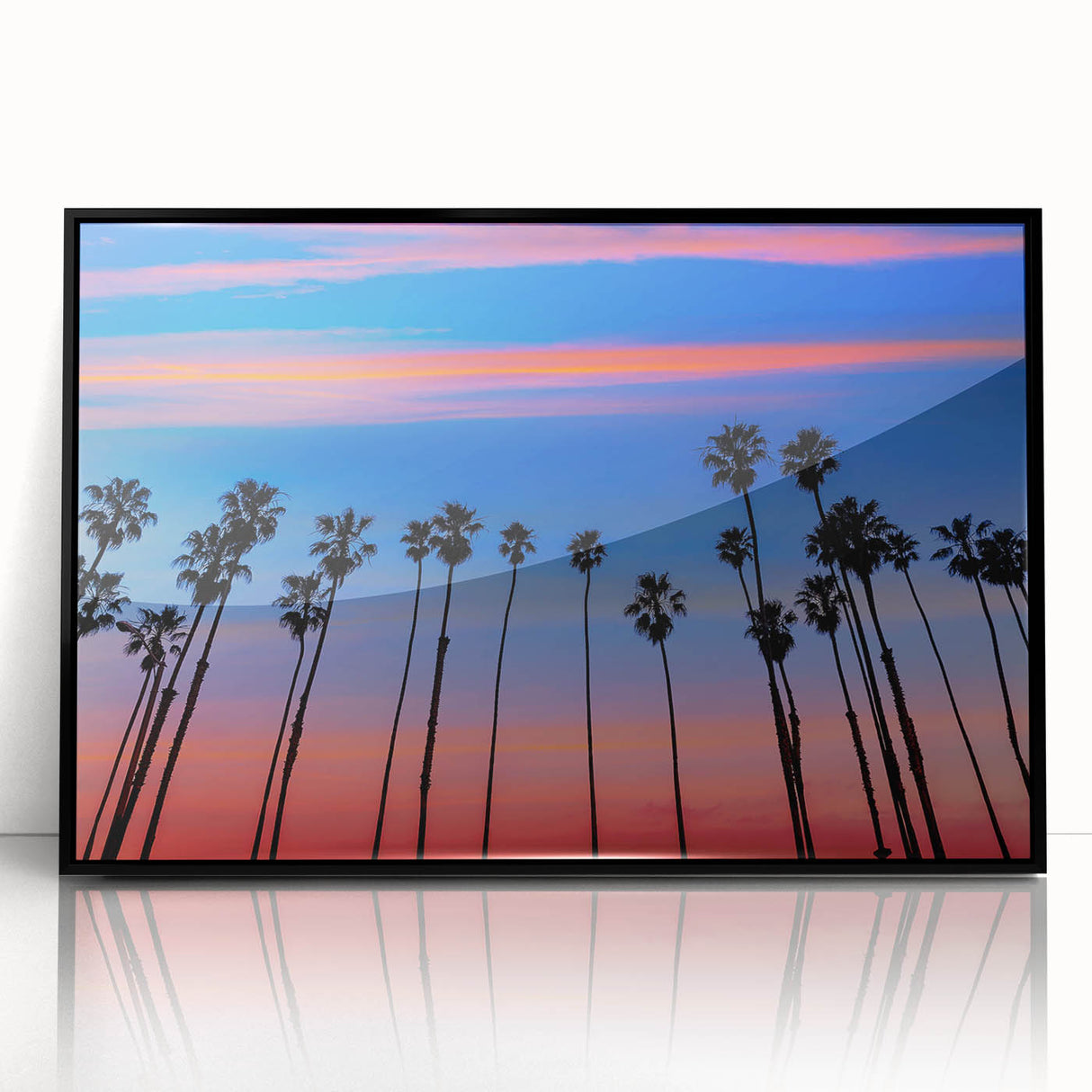 Large abstract wall art of Santa Barbara in muted earth tones on a framed acrylic, suitable for modern living room decor.