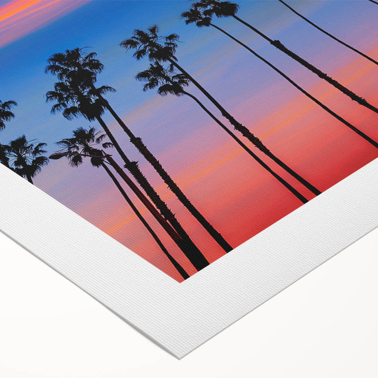Art deco poster of Santa Barbara scenery in muted pastel colors on rolled canvas, suitable for dining room wall art.