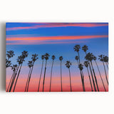 Black and white stretched canvas of Santa Barbara scenery, ideal for kitchen wall art.