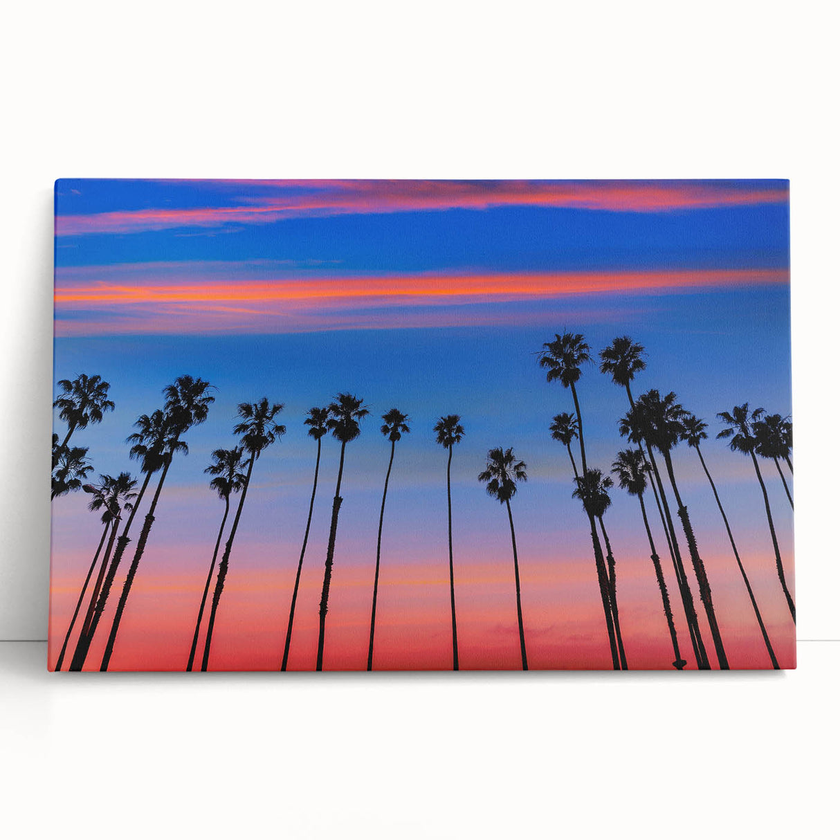 Black and white photograph of Santa Barbara coastline on stretched canvas, suitable as large kitchen wall art.