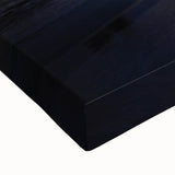 Black and white landscape art painting of Santa Cruz on stretched canvas, ideal for bedroom wall art.