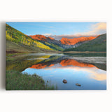 Black and white large art print of Vail, Colorado on stretched canvas, suitable for kitchen wall art.