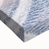 Black and white landscape art painting of the Rocky Mountains on stretched canvas, suitable for bedroom decor.