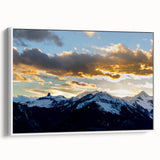 Framed vintage poster art of Telluride, Colorado, featuring colorful landscape on extra large canvas.