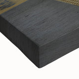 Black and white landscape art painting of Connecticut scenery on large stretched canvas, ideal for bedroom wall decor.