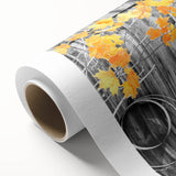 Rolled canvas of a Delaware scenery in art deco style, featuring soft pastel colors, suitable as nursery wall art.