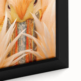 Framed canvas depicting a textured Everglades scenery with vibrant green and blue tones, ideal for living room decor.