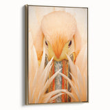 Framed canvas depicting a vintage-style Everglades landscape in muted green and gold tones.