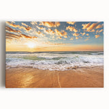 Black and white stretched canvas of Fort Lauderdale skyline, perfect for kitchen wall art.