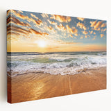 Large wall art on canvas featuring a scenic Fort Lauderdale waterfront in pastel colors, suitable for kitchen decor.