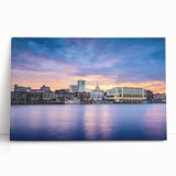 Black and white stretched canvas of Savannah scenery, ideal for kitchen wall art or bedroom ambiance.