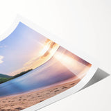 Extra large wall art of line art flowers in a muted palette, rolled print, suitable for large living room decor.