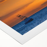 Art deco poster featuring a serene Maui landscape in pastel shades on rolled canvas, suitable for dining room decor.