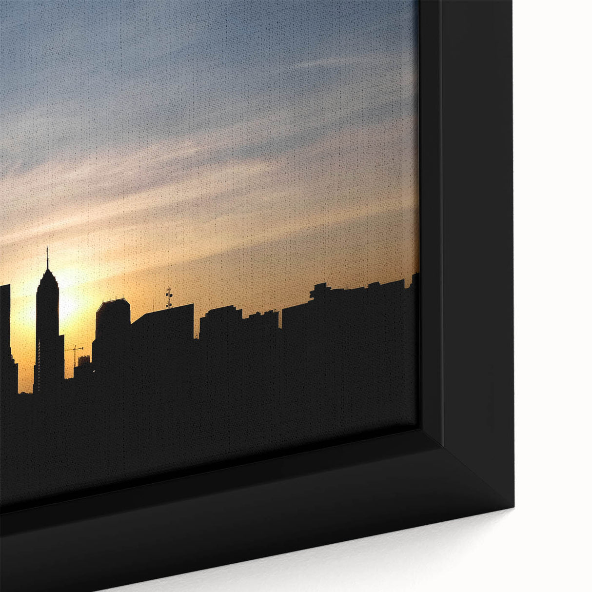 Textured black wall art of Indianapolis skyline on extra large framed canvas, featuring colorful accents.